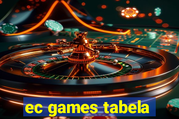 ec games tabela